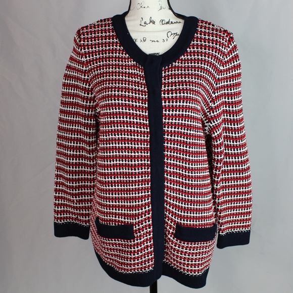 Talbots Sweaters - Talbots Woman 0X Chunky Knit Cardigan Sweater